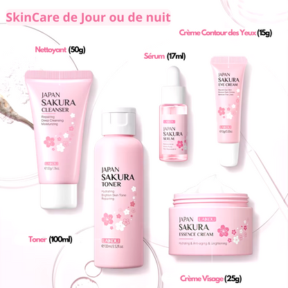 Kit de Soins de la Peau Sakura Japon