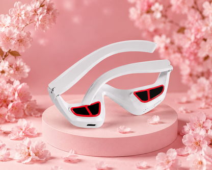 Lunettes de Massage Rechargeables pour Soulagement de la Fatigue Oculaire